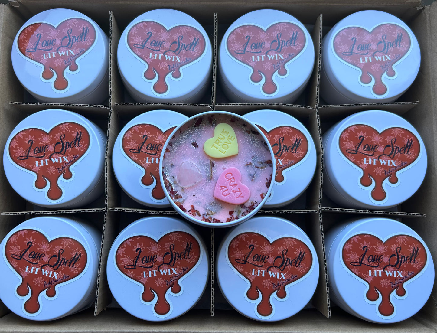 LIT WIX | Love Spell (Cherry Pie) Terpene Infused Candle