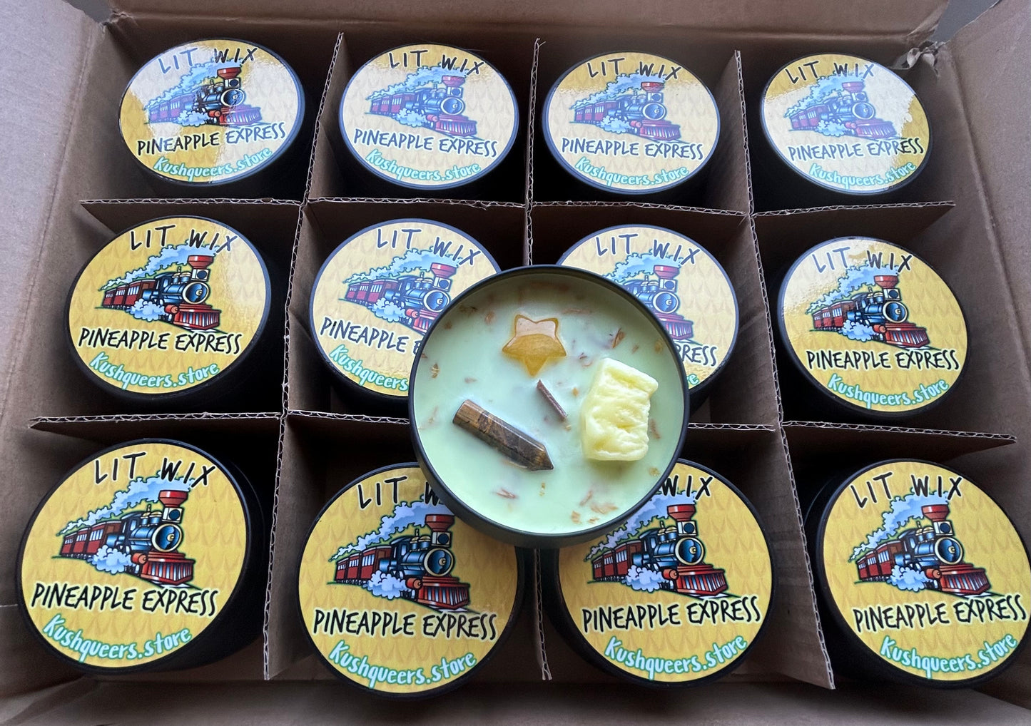 LIT WIX | Pineapple Express Terpene Infused Candle